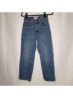 Women's Aritzia Denim Forum Blue High Rise Baggy Jeans Size 24